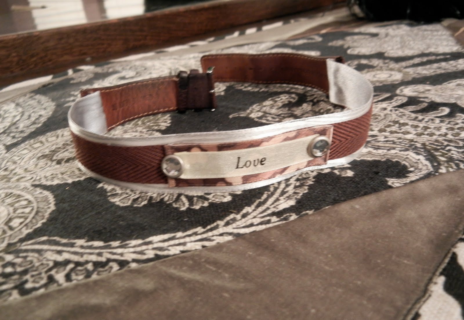 The Dainty Domestress Personalized DoItYourself Pet Collars