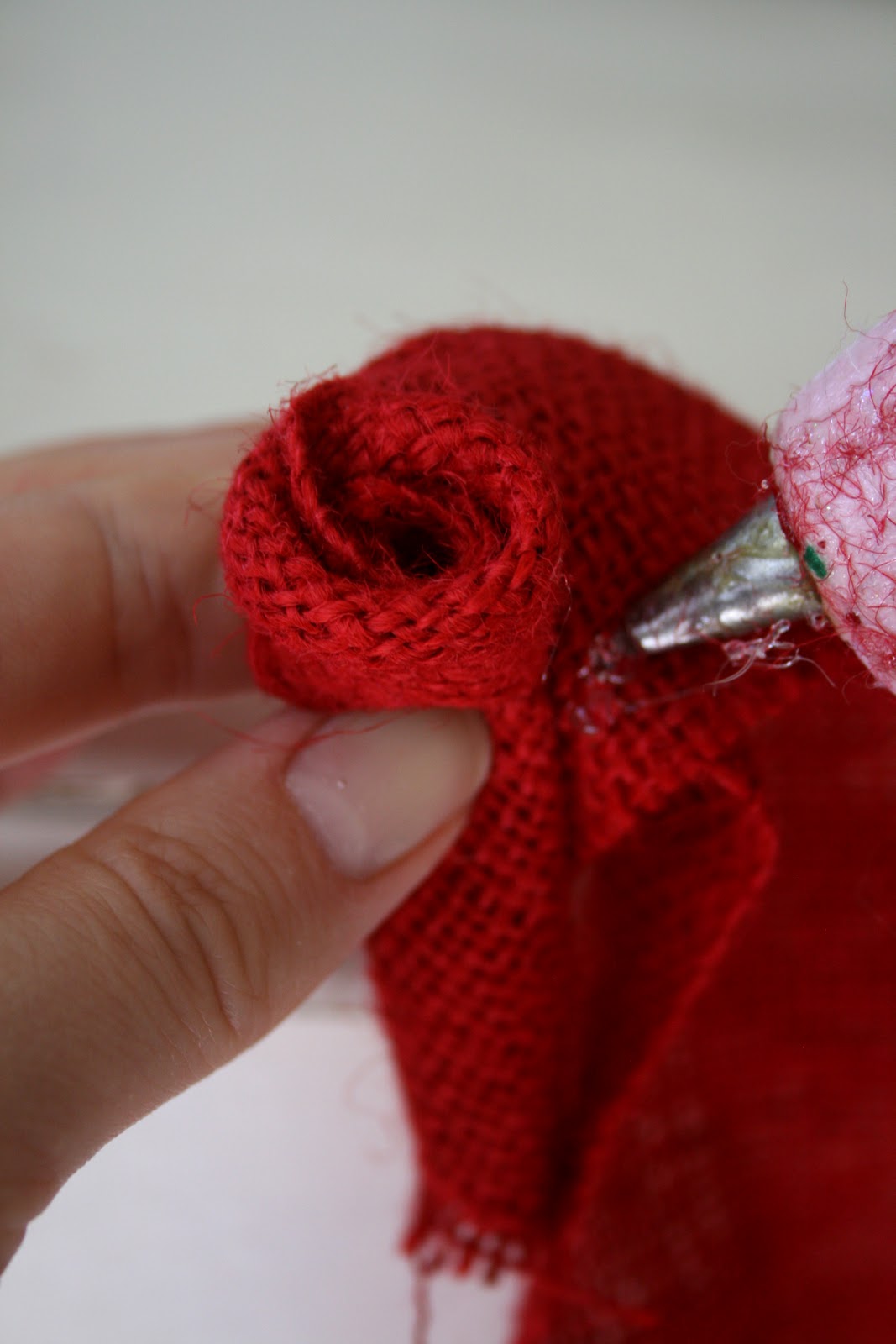 Pajama Crafters How to Make Burlap Roses