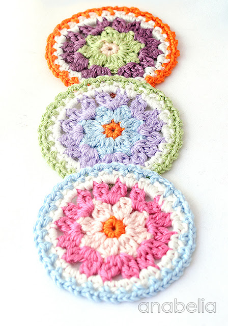 Crochet mandala by Anabelia Craft Design