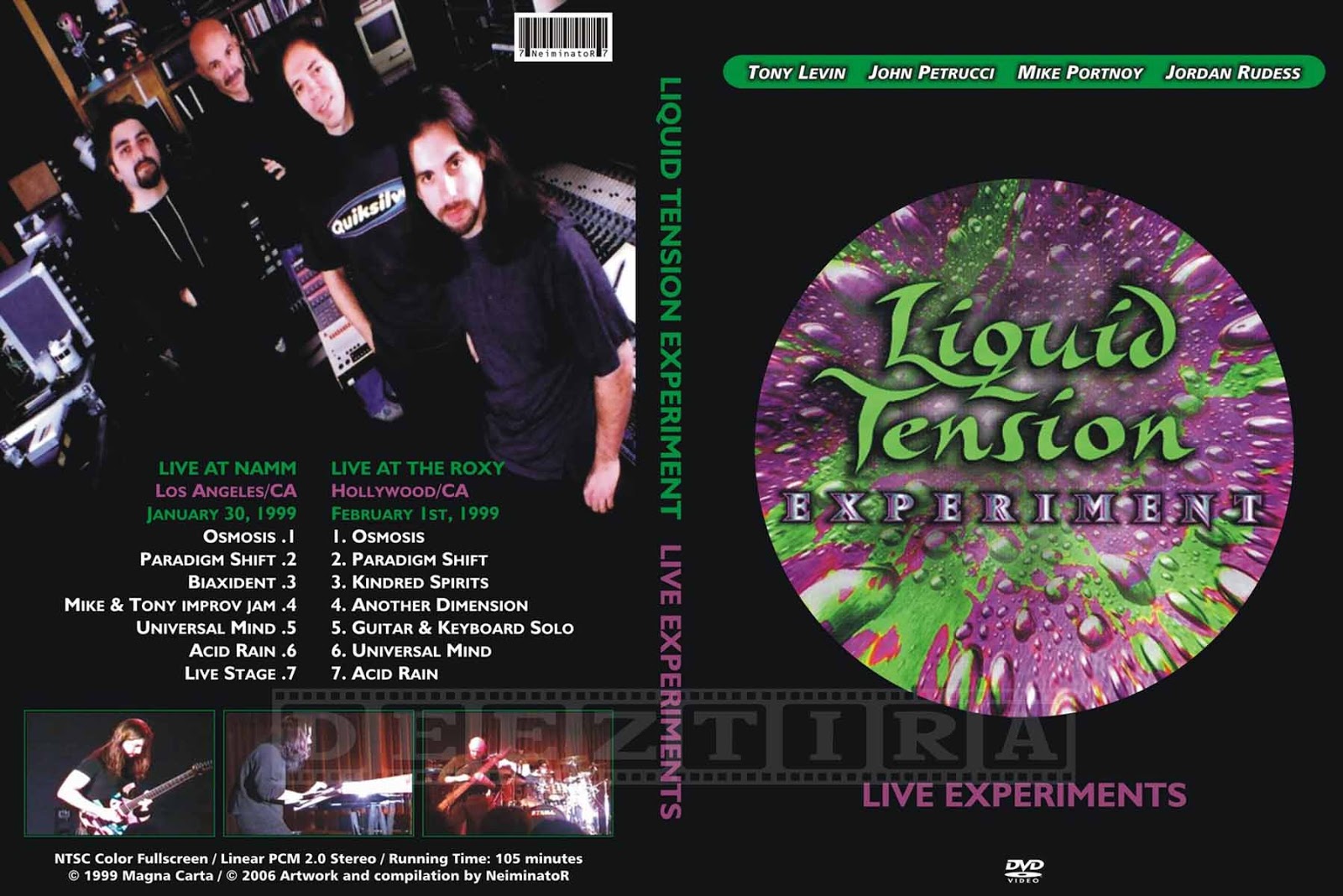 Liquid Tension Experiment-Bonus Disc Full Album Zi bottiglia monografie