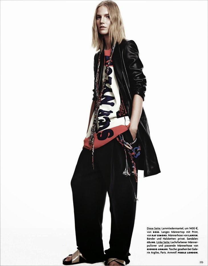 Suvi Koponen Vogue Alemanha Magazine Photoshoot Fevereiro 2014 Magazine Photoshoot : Suvi Koponen Photoshot For Cover for Vogue Magazine Alemanha Fevereiro 2014 Issue