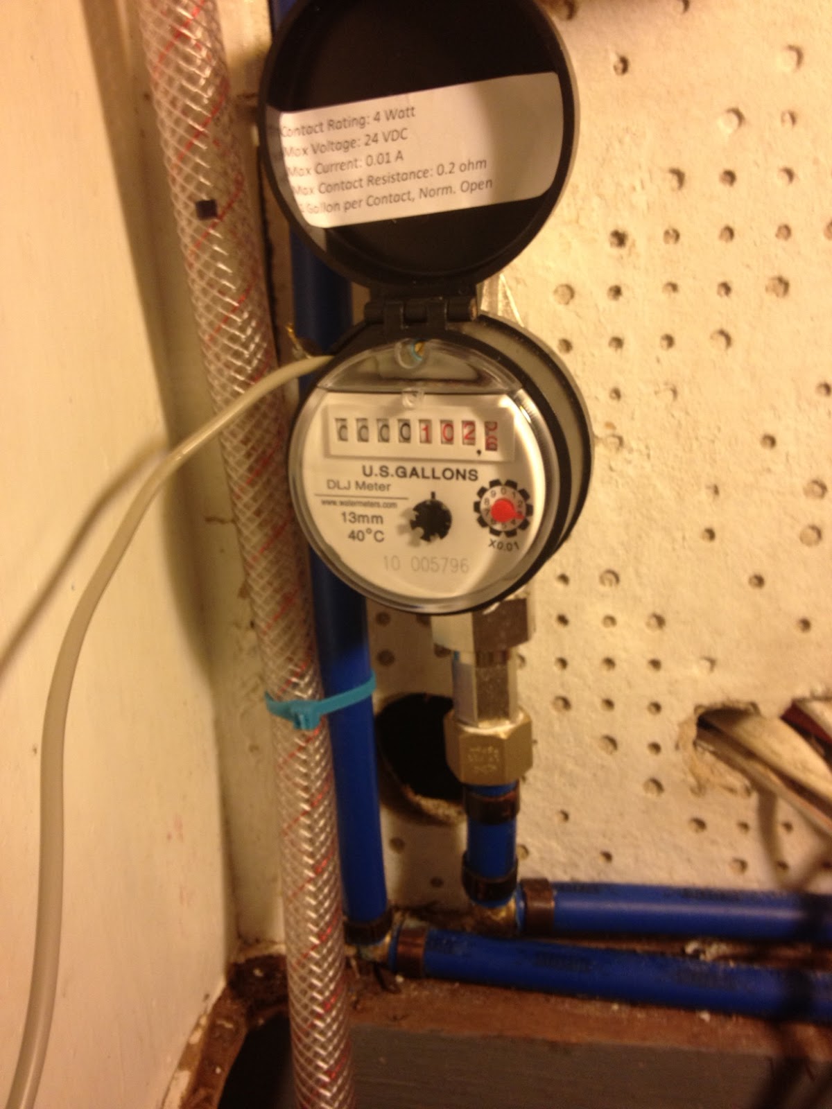 Is anyone using a flow meter to know how much water they've used