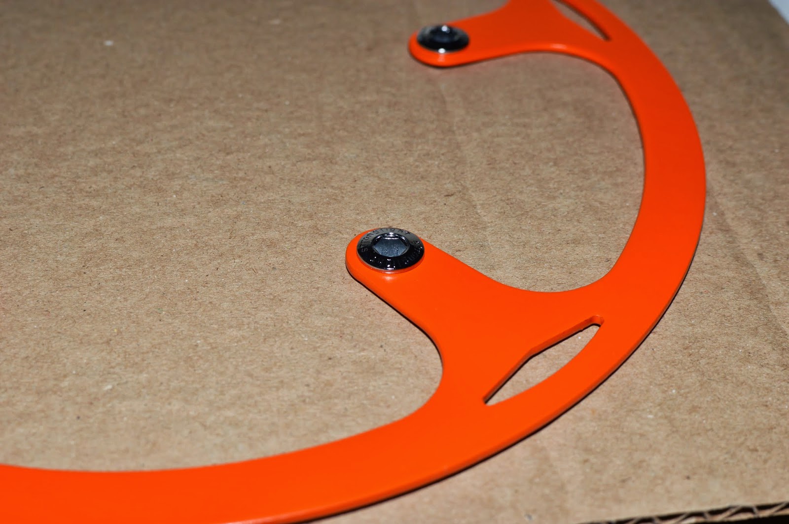 My Orange Brompton Tiller Cycles Bespoke Chain Guards