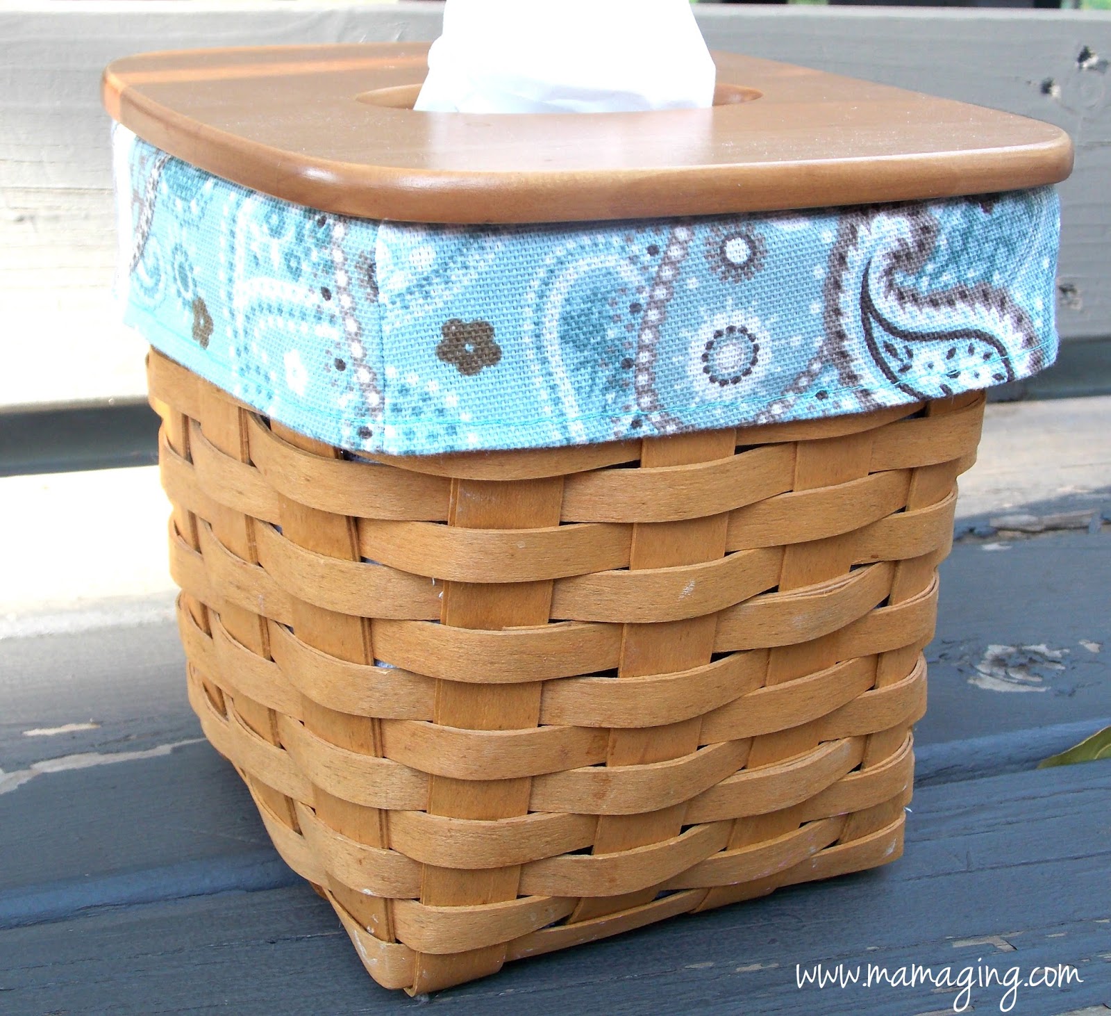 DIY Liner for the Longaberger® Tall Tissue Basket