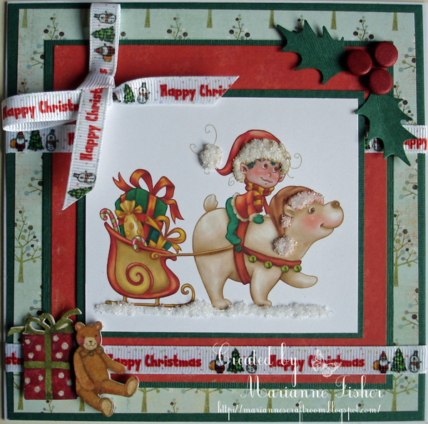 Marianne's Craftroom Crafty Ribbons Advent Calendar Day 23