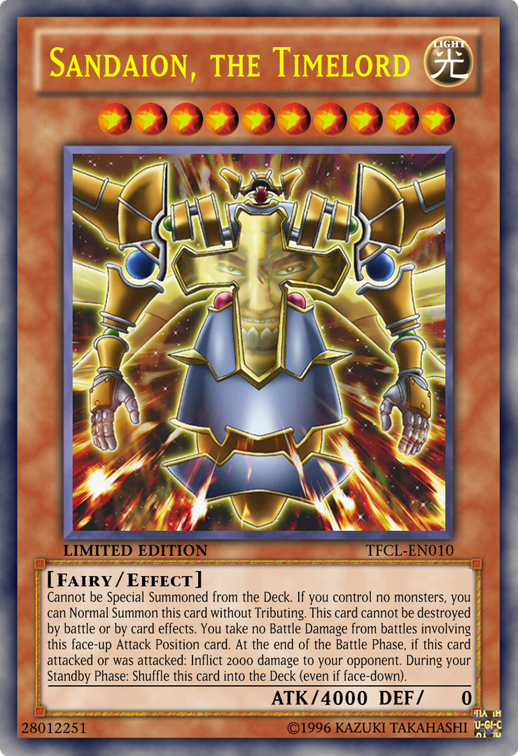 Yugioh Deck Recipe Livetrix The Time Lords (Burn) I