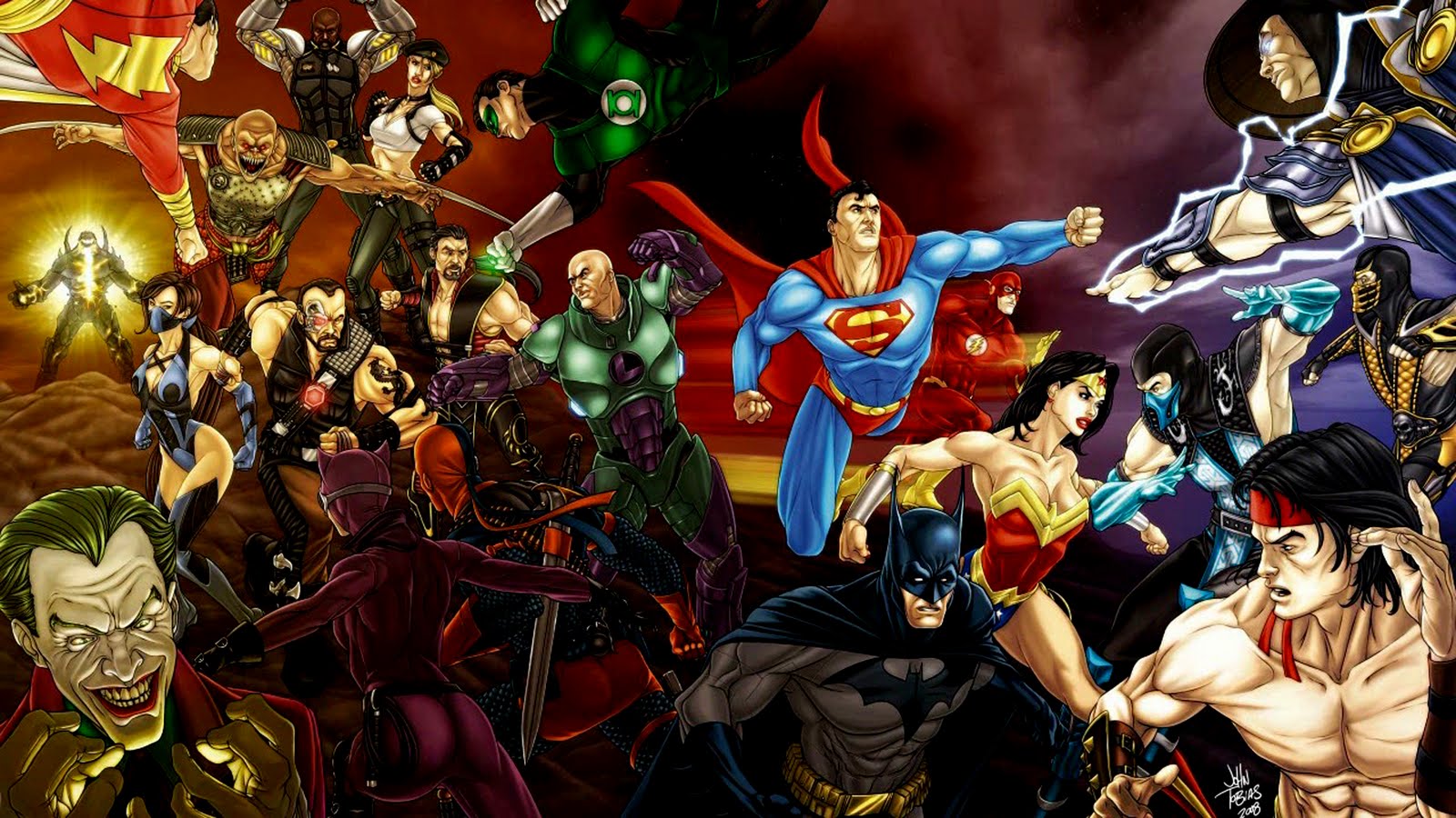 Central Wallpaper: DC Comics All Super Heroes HD Wallpapers