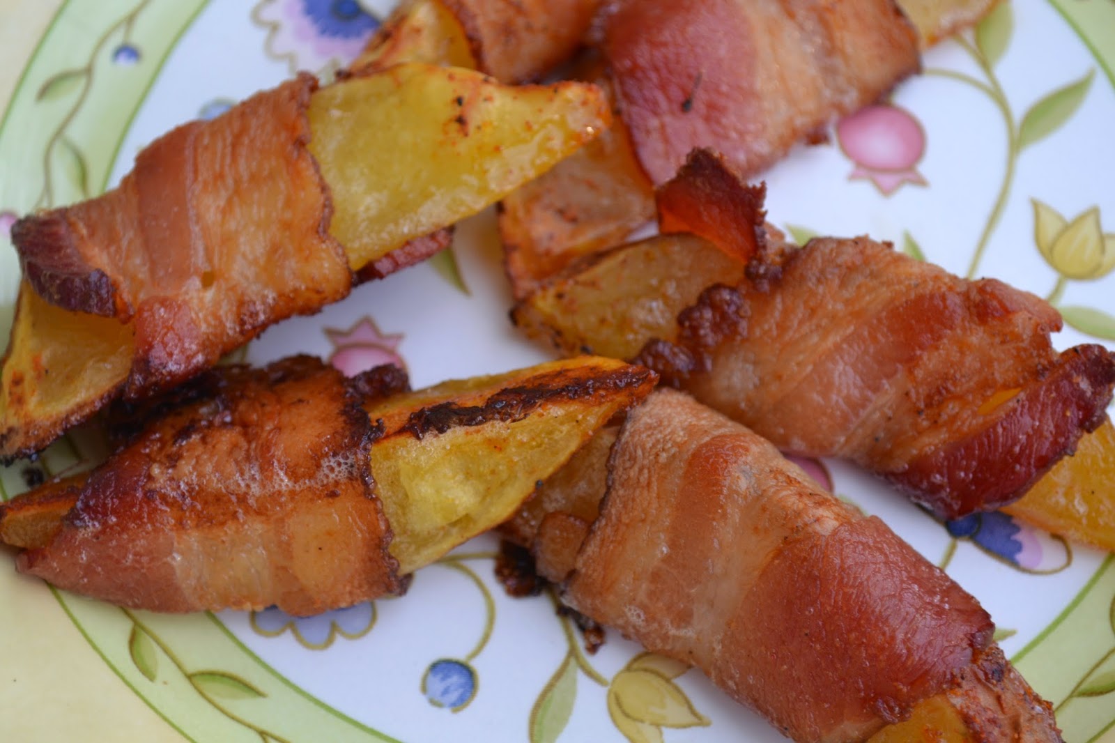 10DaysofTailgate Bacon Wrapped Potato Wedges