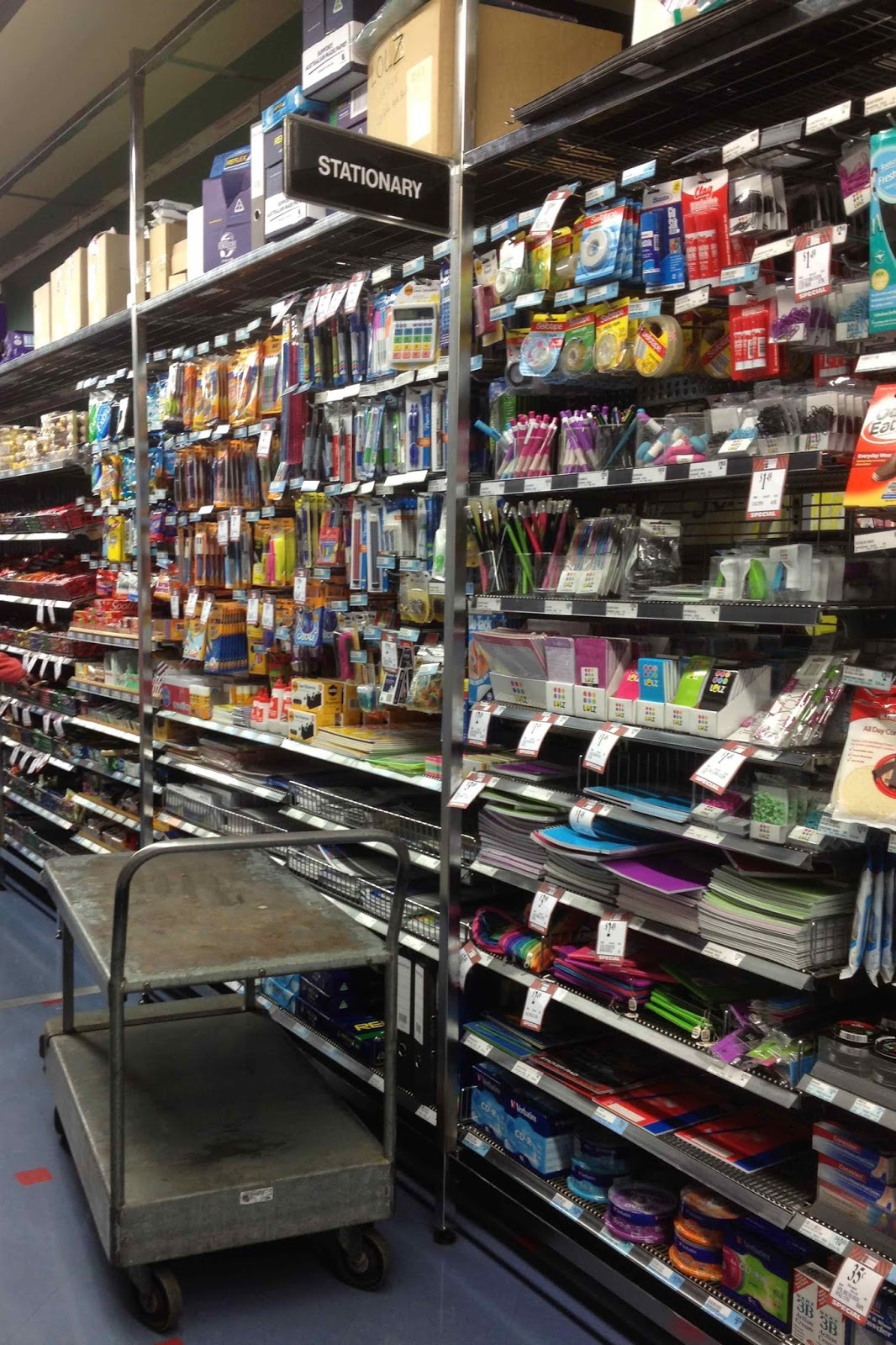 Words all Around stationary or stationery?