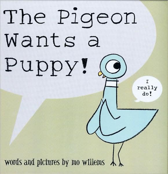 365 Great Children's Books Day 114 The Pigeon Wants a Puppy