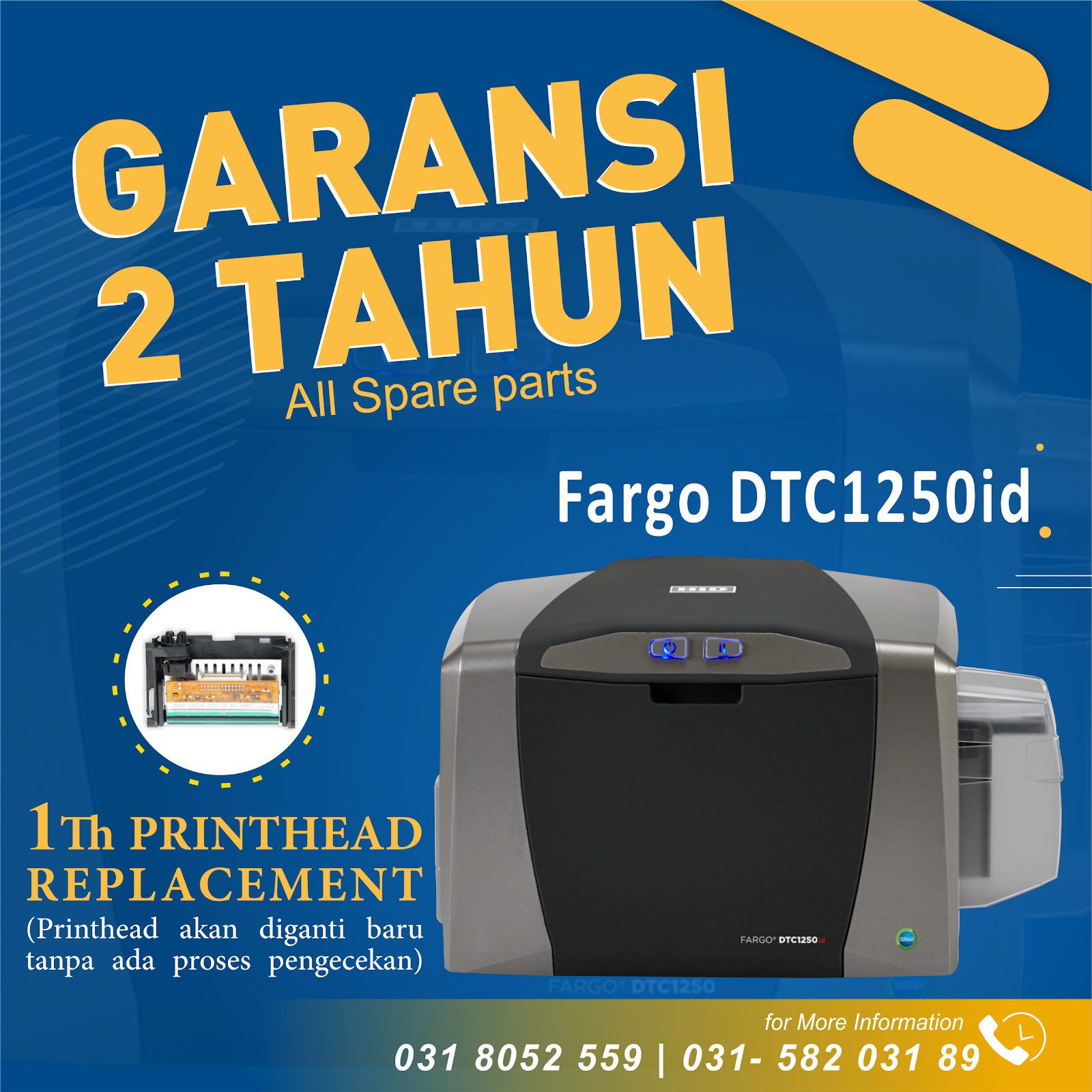 Printer Kartu GARANSI 2 TAHUN