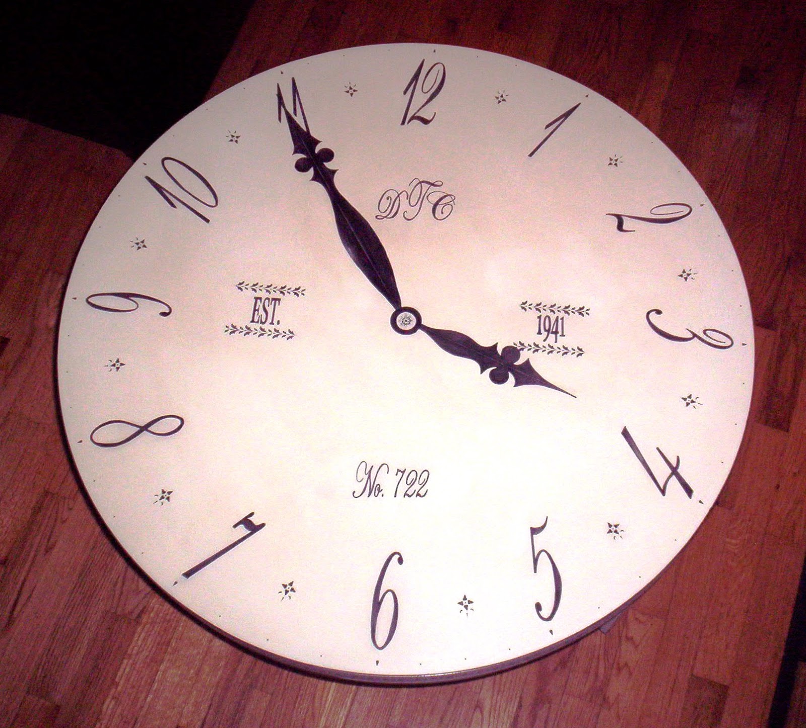 My Painted Stuff Another Clock Face Table