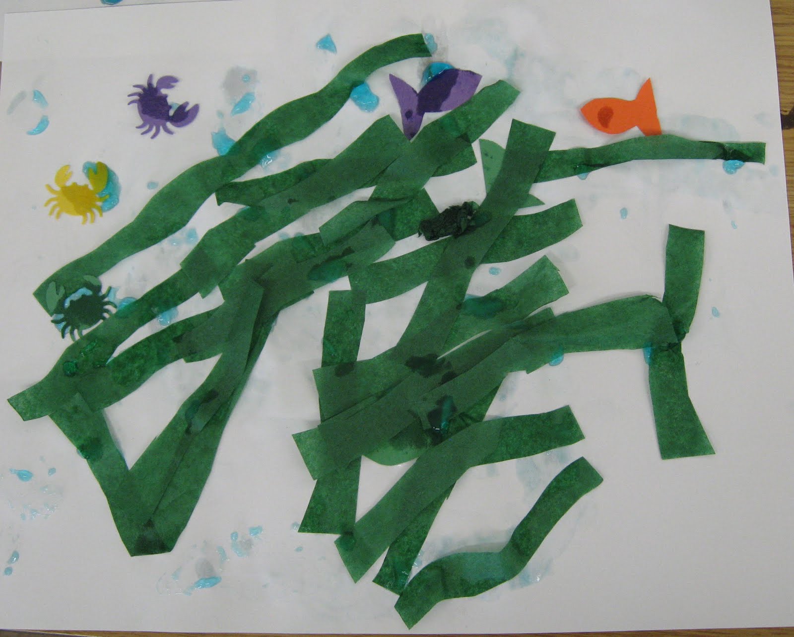 How to write a green paper picture