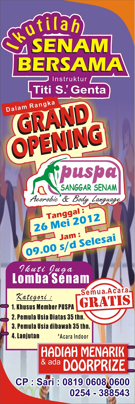 Sanggar Senam Puspa Ade Desain