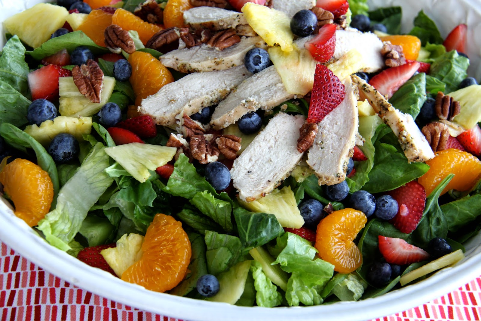 A Bountiful Kitchen Panera's Strawberry Poppyseed and Chicken Salad