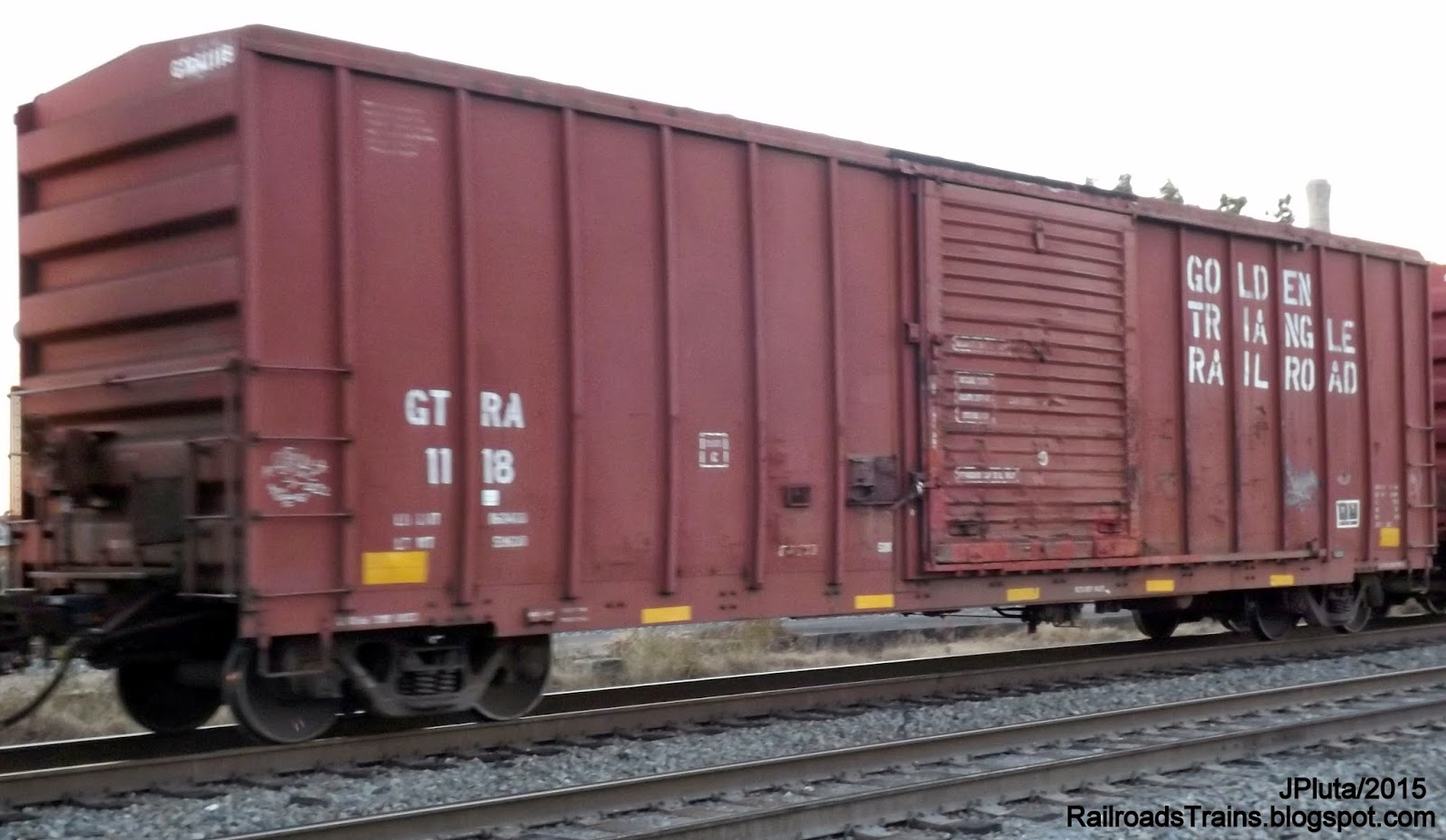 GTRA+1118+Boxcar+Single+Door+Rail+Car+Golden+Triangle+Railroad+Class+3+Mississippi+GTRA+Golden+Triangle+Railway+MS.+Freight+Train+Railcar.JPG