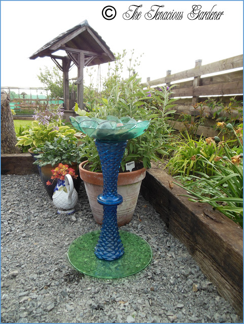 Coach House Crafting on a budget: Garden whimsy bird bath
