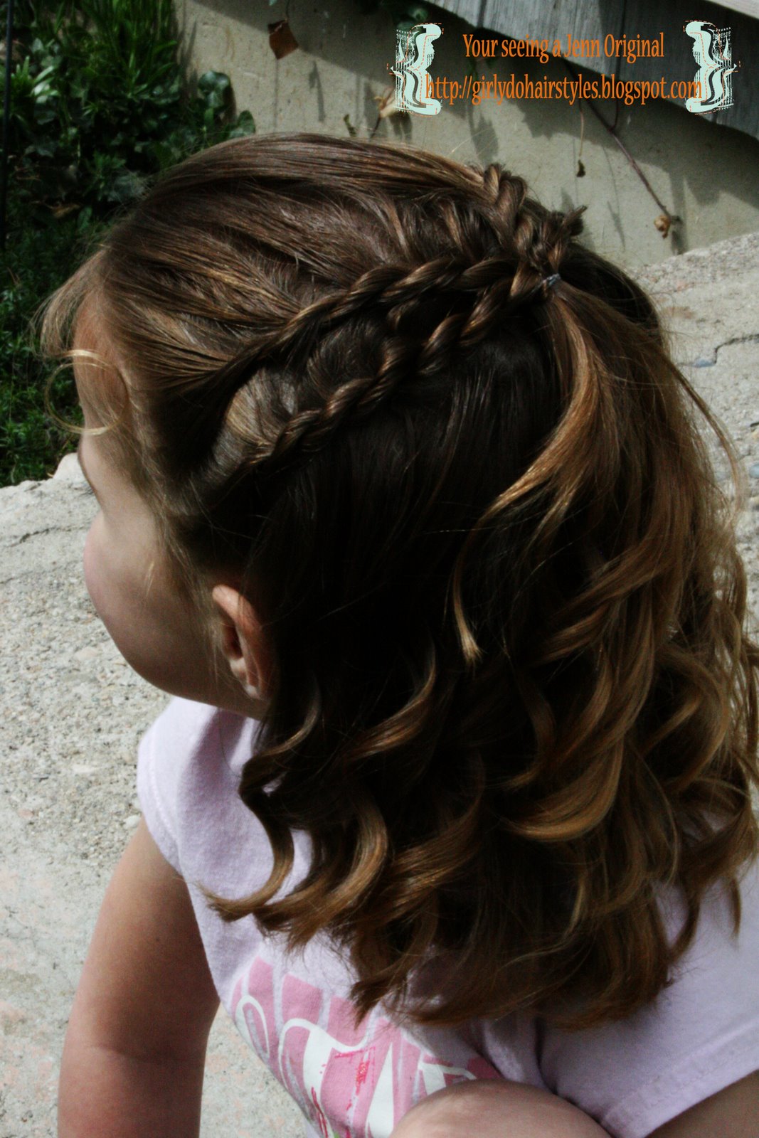 Pretty Hairstyles78 Double Twist Back Girls Hairstyle