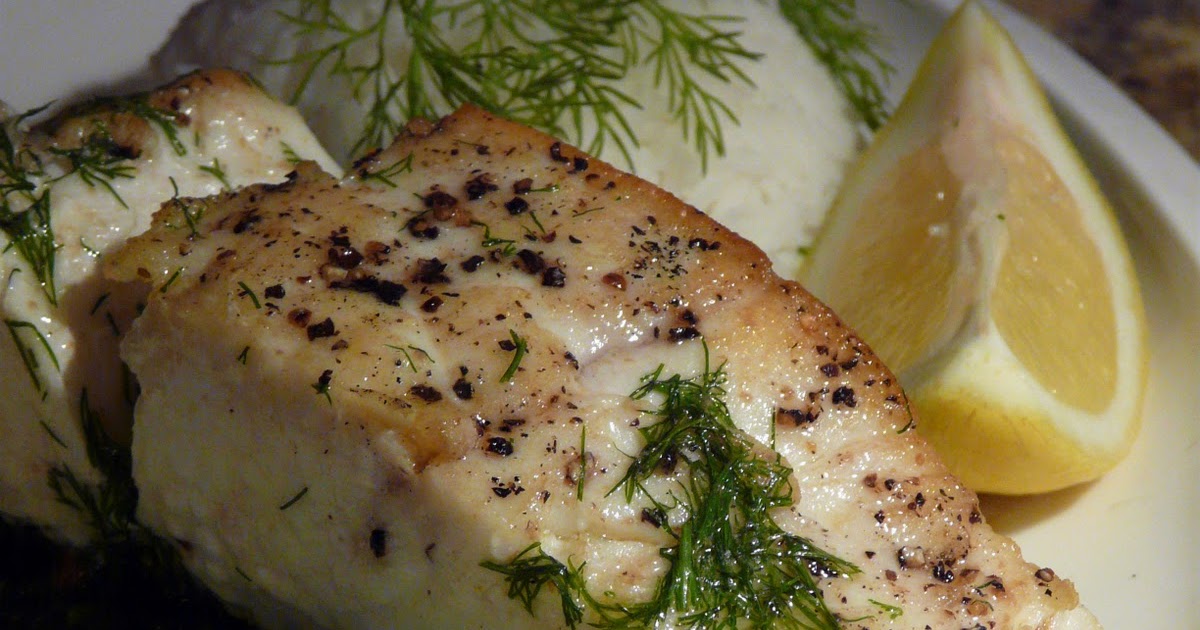Thibeault's Table Roast Halibut with Browned Butter and Dill