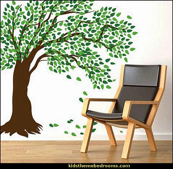Decorating theme bedrooms Maries Manor Tree Murals tree wall