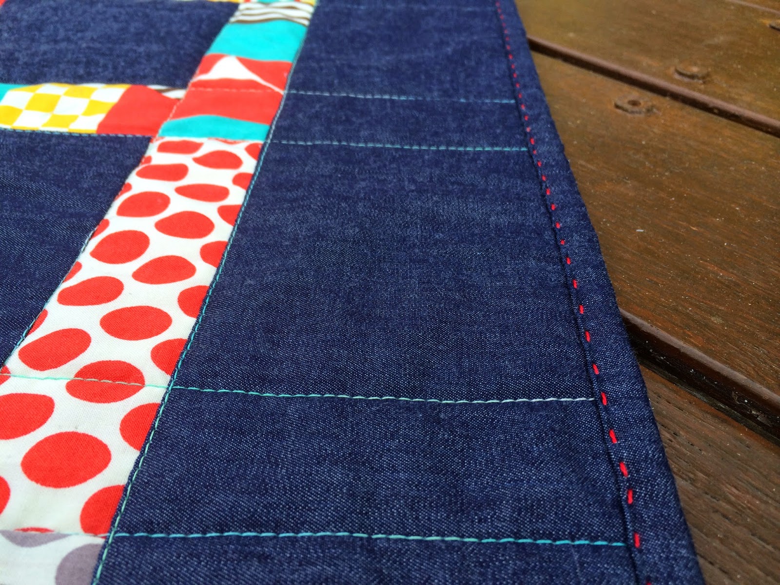 Sew Giving Texan Denim Baby Quilt