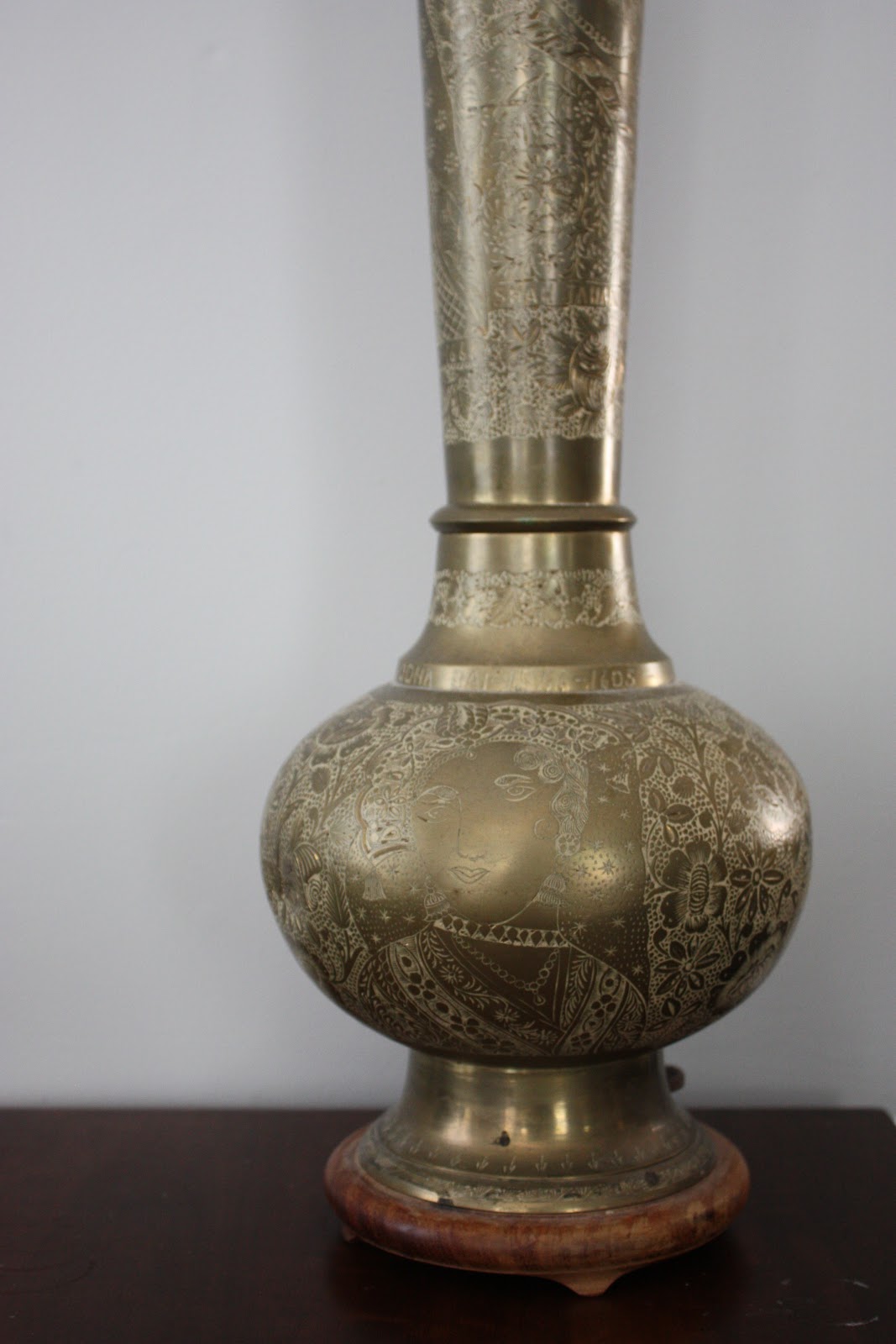 Viva Cindy Vintage Indian Brass Lamp, Oh My!