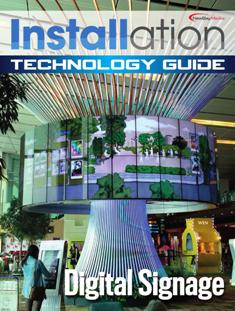 Installation [Installation Technology Guide - Digital Signage] 182S - August 2015 | ISSN 2052-2401 | TRUE PDF | Mensile | Professionisti | Tecnologia | Audio | Video | Illuminazione
Installation covers permanent audio, video and lighting systems integration within the global market. It is the only international title that publishes 12 issues a year.
The magazine is sent to a requested circulation of 12,000 key named professionals. Our active readership primarily consists of key purchasing decision makers including systems integrators, consultants and architects as well as facilities managers, IT professionals and other end users.
If you’re looking to get your message across to the professional AV & systems integration marketplace, you need look no further than Installation.
Every issue of Installation informs the professional AV & systems integration marketplace about the latest business, technology,  application and regional trends across all aspects of the industry: the integration of audio, video and lighting.