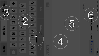 teclado braille tipo máquina Perkins