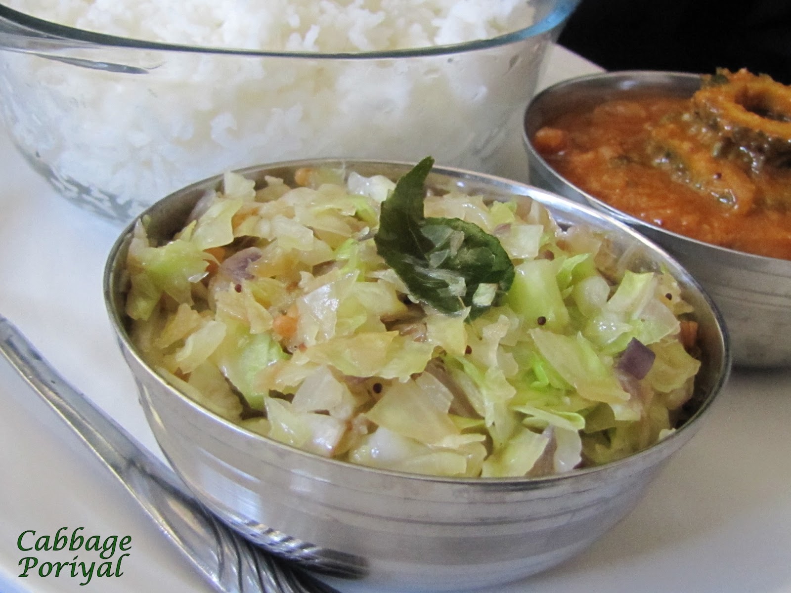 Cabbage Stir fry Cabbage Poriyal Nithya's Nalabagam