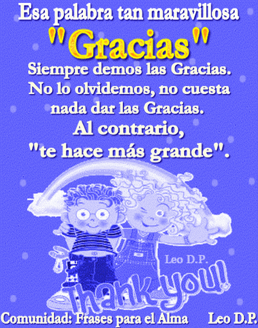Resultado de imagen de Gracias - una palabra tan importante