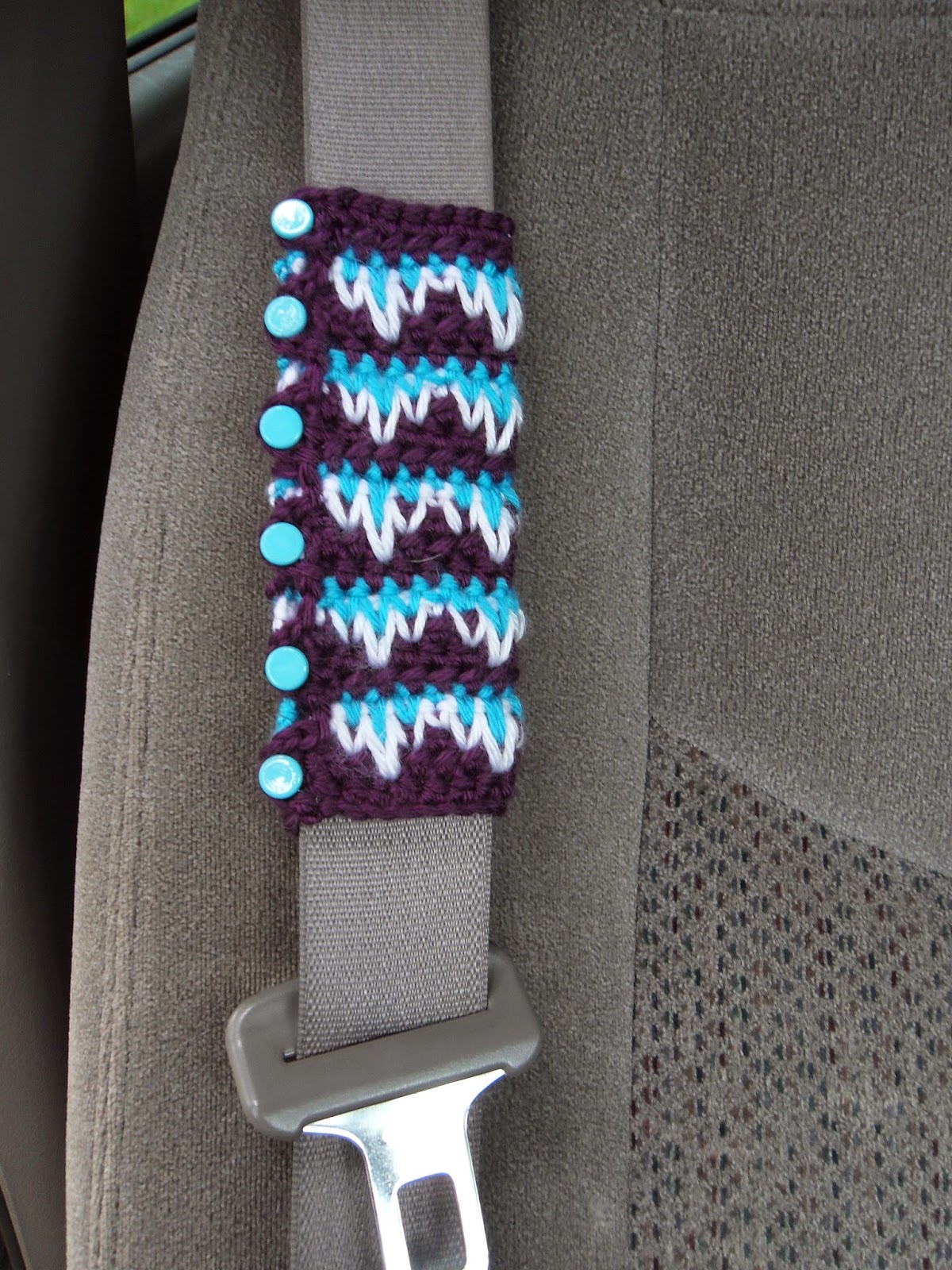 MandaLynn's Crochet Treasures Crochet Seat Belt Cozy