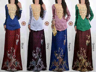 290584 Long dress Bordir emas 