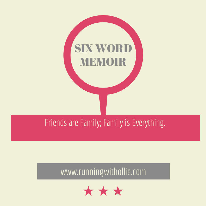 RUNNING WITH OLLIE: Six Word Memoir (or Epitaph) #Blogember