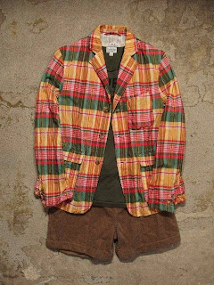 Engineered Garments & FWK by Engineered Garments "Rugby Short - 14W Corduroy" Spring/Summer 2015 SUNRISE MARKET