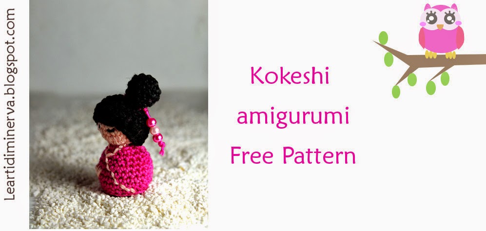 MaryJ Handmade: Kokeshi Amigurumi Free Pattern