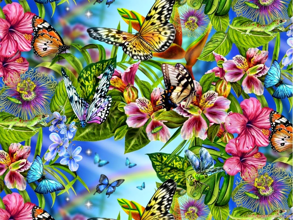 Butterfly 73: Mariposas en las flores