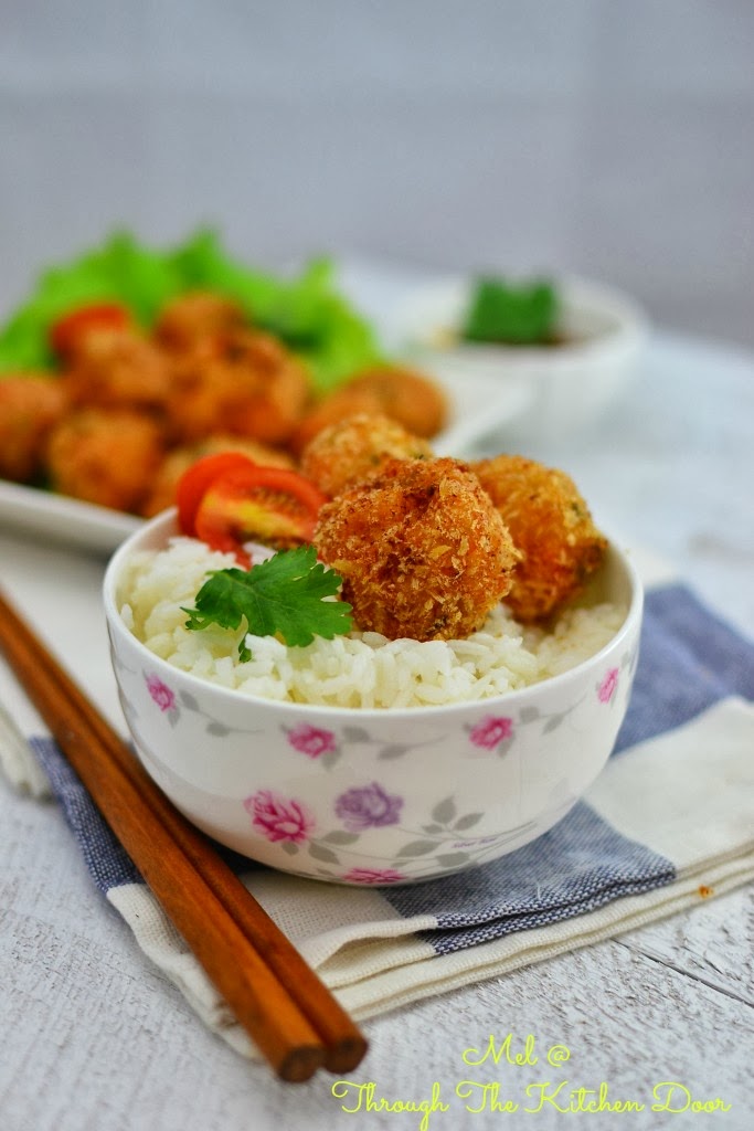Through The Kitchen Door Fried Shrimp Balls