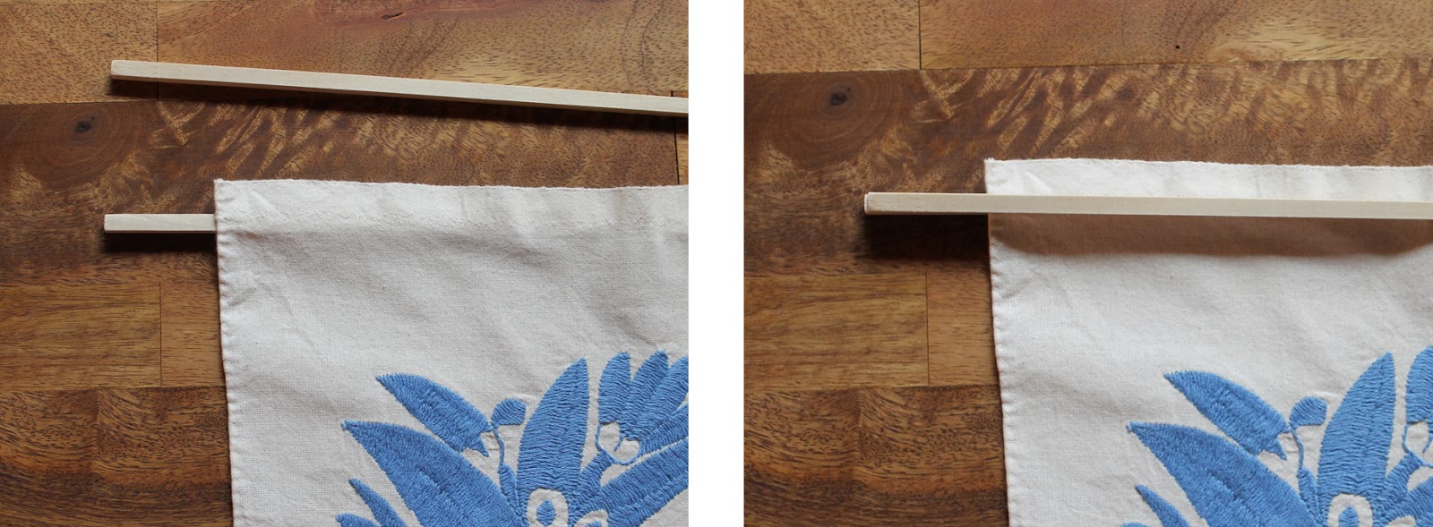 kinda pretty great easy quilt hanger