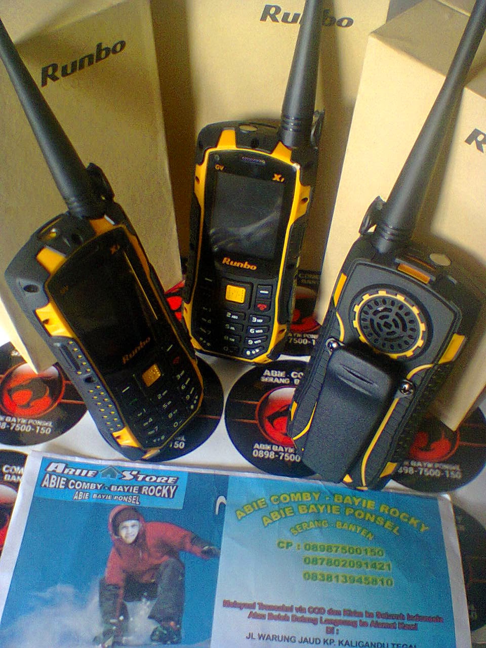RUNBO X1 HANDPHONE MULTI FUNGSI BISA BUAT HT DENGAN ORARI VHF WATERPROOF,SHOCKPROOF,DUSTPROOOF.