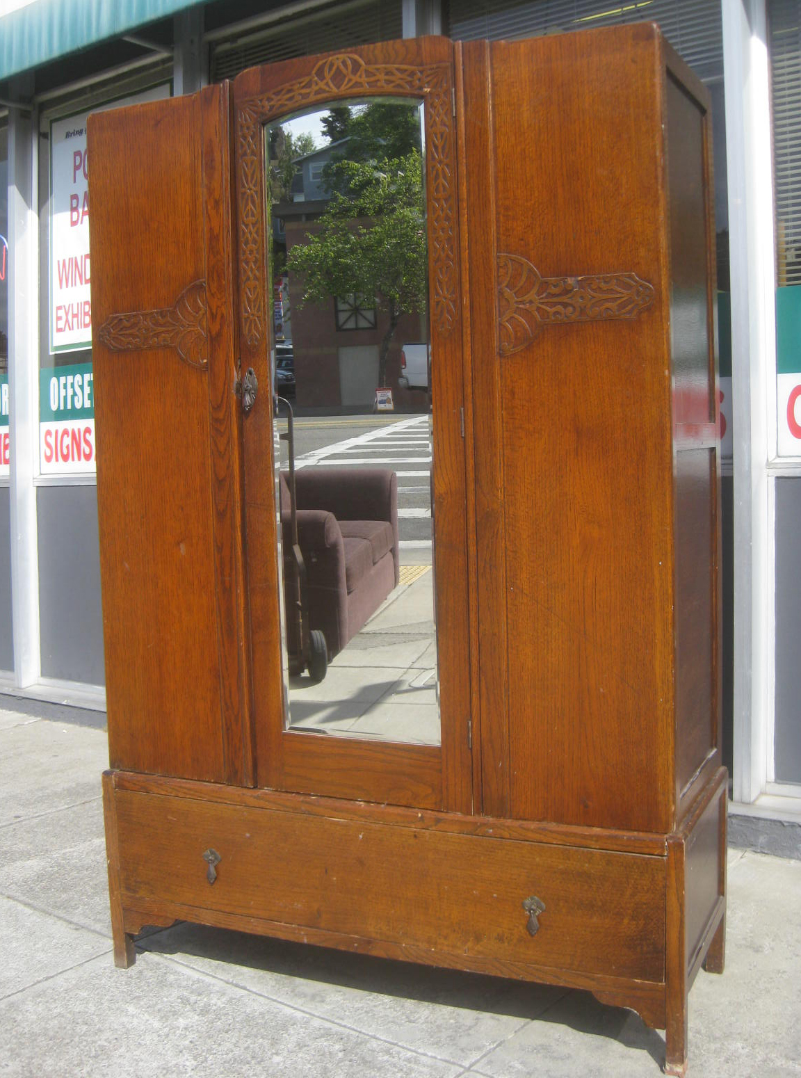 UHURU FURNITURE & COLLECTIBLES SOLD English Armoire 200