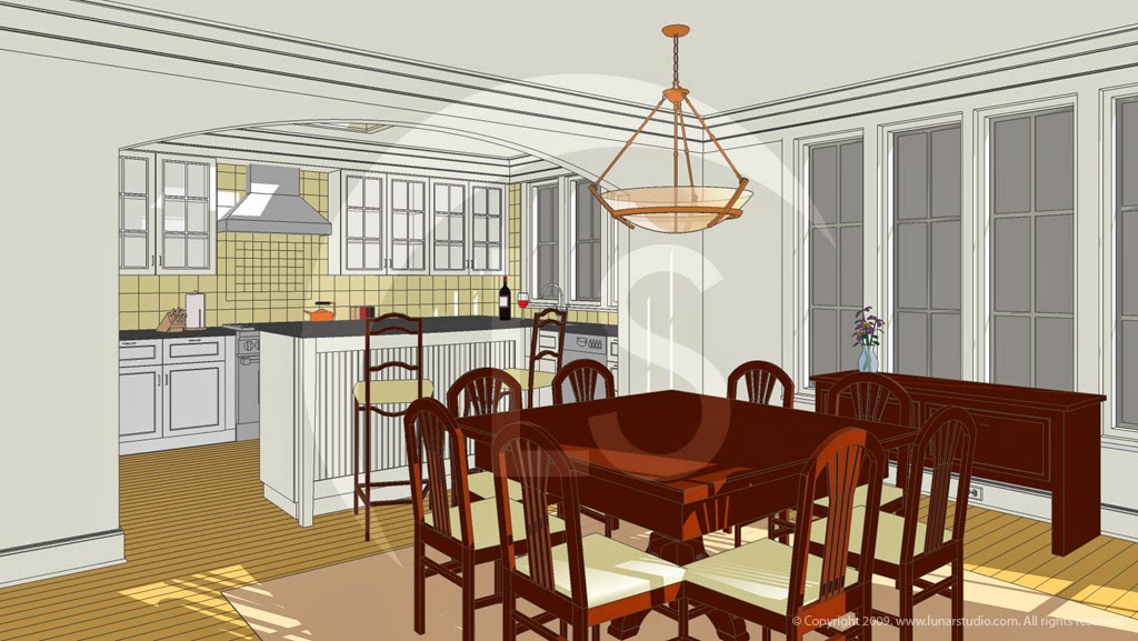 Dining Room and Kitchen Dining Room and Kitchen
