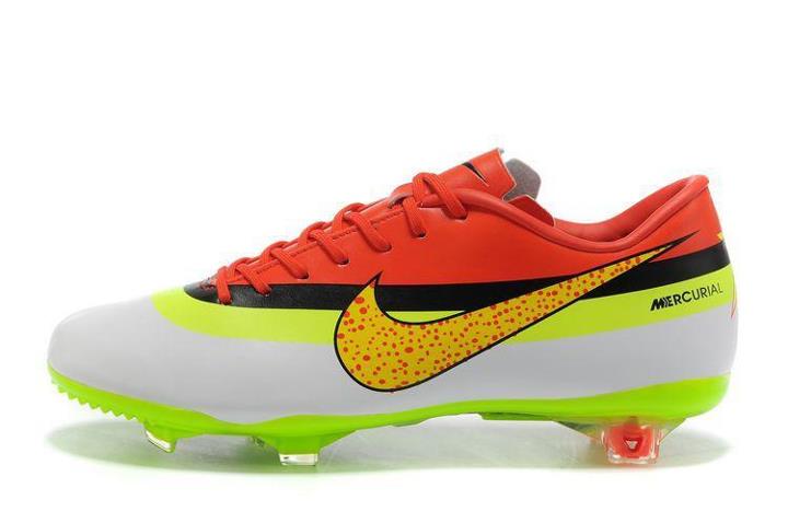cristiano ronaldo orange cleats