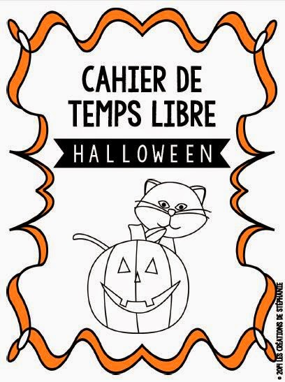 les créations de stéphanie: mon cahier de temps libre pour halloween