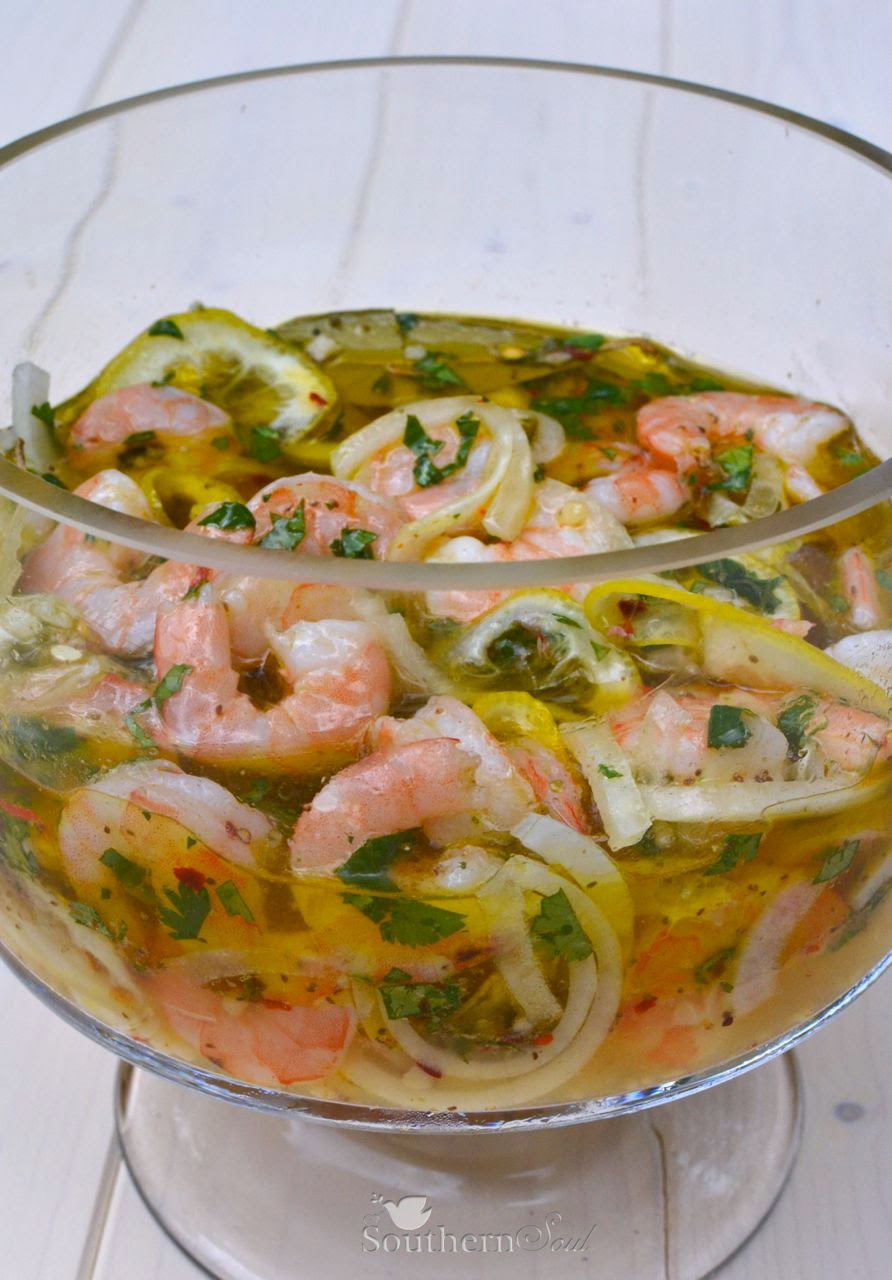 Pickled Shrimp - A Southern Soul