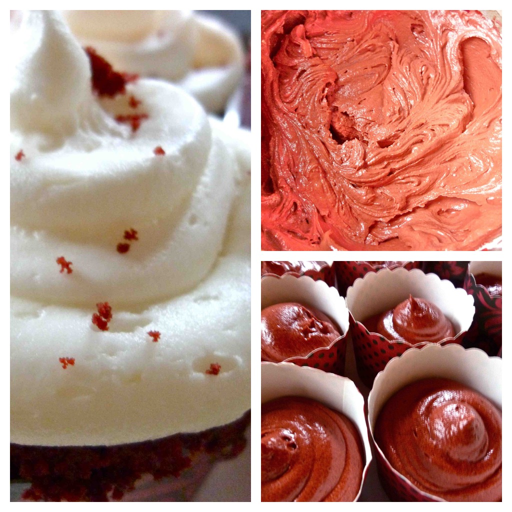 Red Velvet Cupcakes with Vanilla Vodka Buttercream Rocking the Red