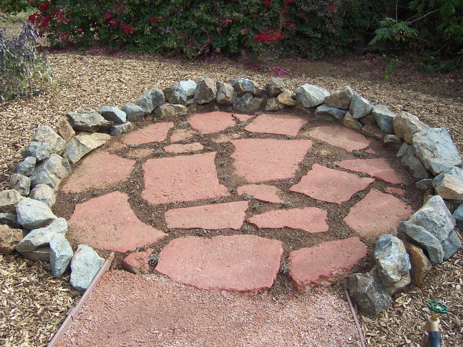 The 2 Minute Gardener Photo Recycled Concrete Patio Construction