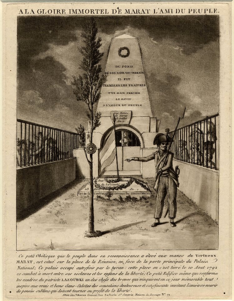 Rodama a blog of 18th century & Revolutionary French trivia Marat's
