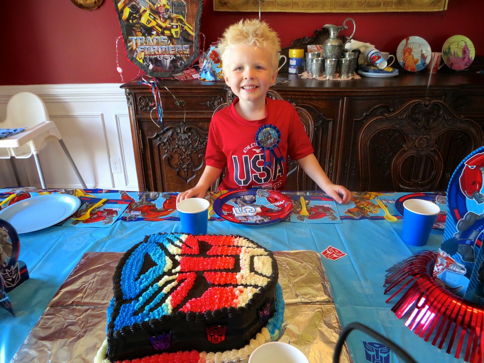 Welcome to the Krazy Kingdom: Bladen's 5th Birthday Party - Transformers