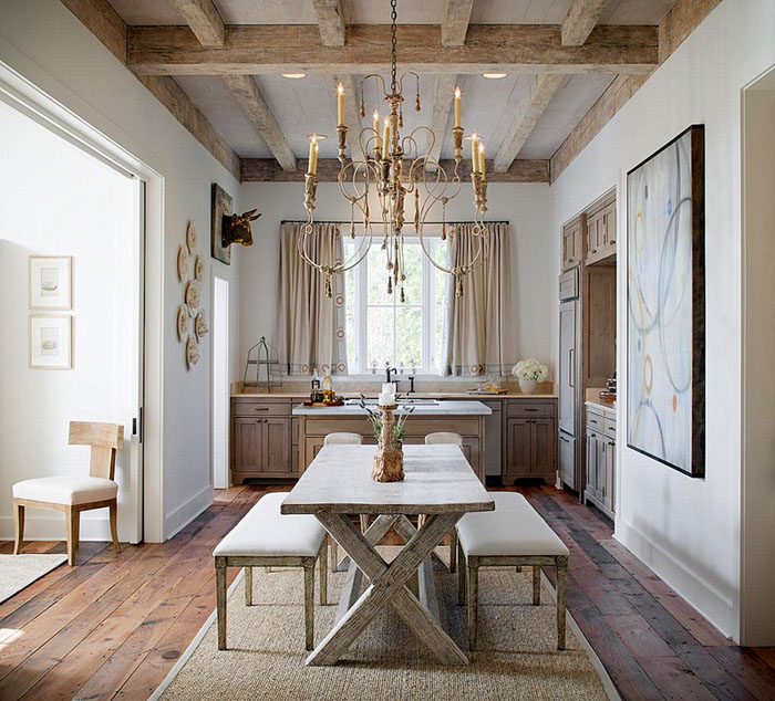 Rustik chateaux: mesas de comedor ¿cual elijo ? Salon comedor de madera