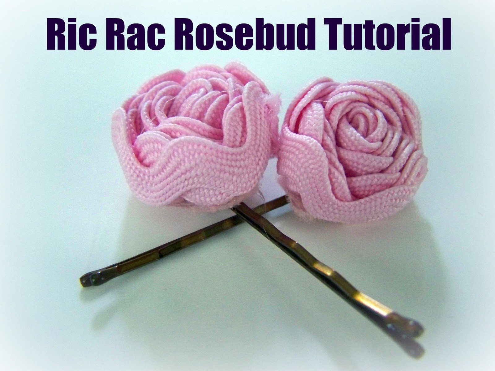 Gingerly Made Ric Rac Rosebud Tutorial